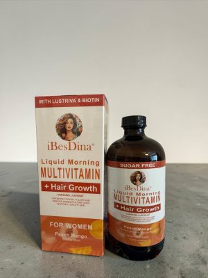 Liquid Morning Multivitamin + Hair Growth (Sugar-Free)